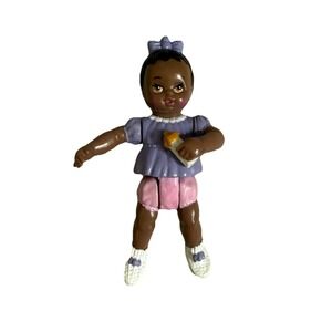 PLAYSKOOL Loving Family Dollhouse AFRICAN AMERICAN BABY GIRL SISTER DOLL Rare